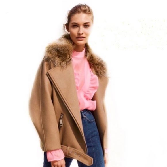 H&M LONG BIKER JACKET - Picture 8 of 8